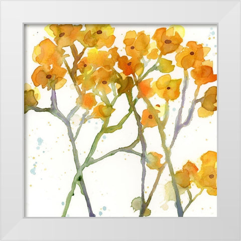 The Favorite Flowers VIII White Modern Wood Framed Art Print by Quin, Marabeth