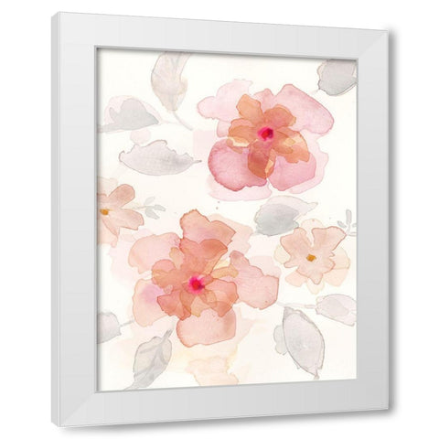 Small Glories I White Modern Wood Framed Art Print by Quin, Marabeth