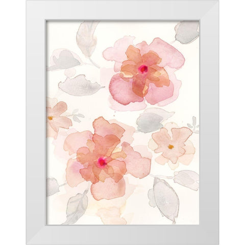 Small Glories I White Modern Wood Framed Art Print by Quin, Marabeth