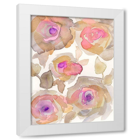 Small Glories III White Modern Wood Framed Art Print by Quin, Marabeth