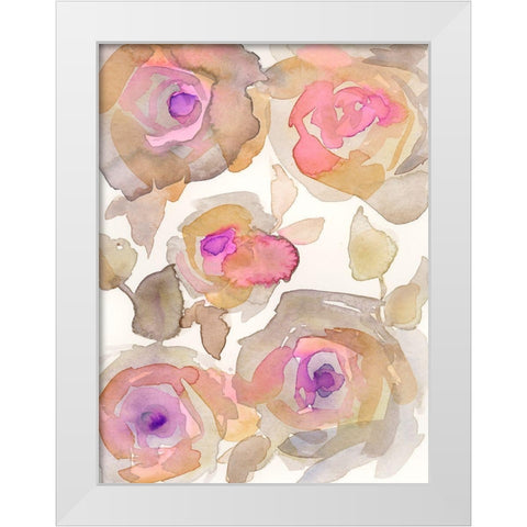 Small Glories III White Modern Wood Framed Art Print by Quin, Marabeth
