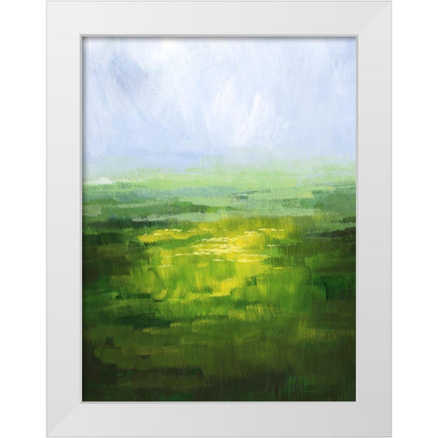 Wildflower Glow II White Modern Wood Framed Art Print by Popp, Grace