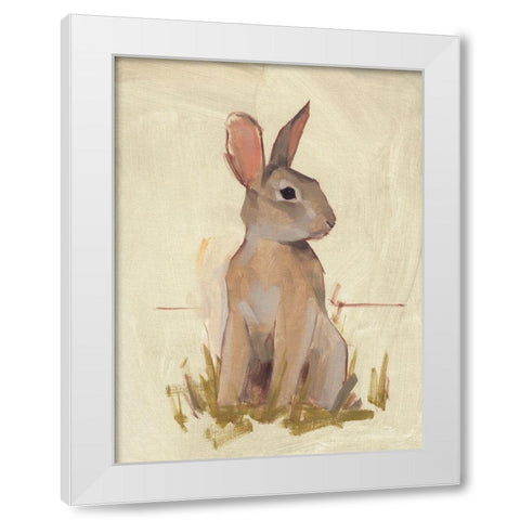 A Sign of Spring I White Modern Wood Framed Art Print by Green, Jacob