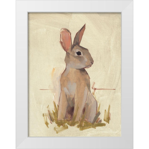 A Sign of Spring I White Modern Wood Framed Art Print by Green, Jacob