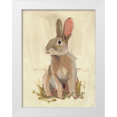 A Sign of Spring II White Modern Wood Framed Art Print by Green, Jacob