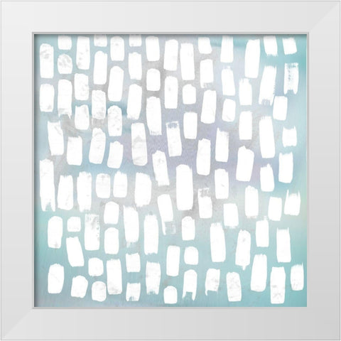 Custom Cobblestone I White Modern Wood Framed Art Print by Vess, June Erica