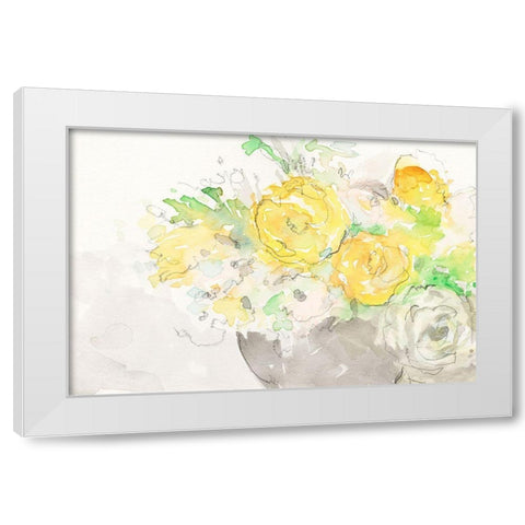 Summer Grace I White Modern Wood Framed Art Print by Dixon, Samuel