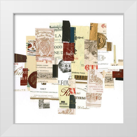 Pentimento Moment I White Modern Wood Framed Art Print by Dixon, Samuel