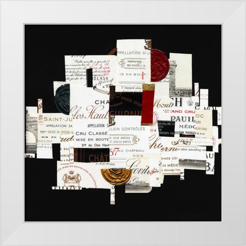 Pentimento Moment III White Modern Wood Framed Art Print by Dixon, Samuel