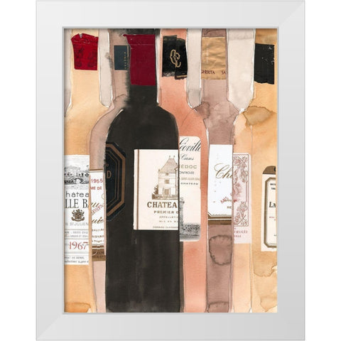 Private Collection I White Modern Wood Framed Art Print by Dixon, Samuel