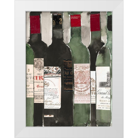 Private Collection III White Modern Wood Framed Art Print by Dixon, Samuel