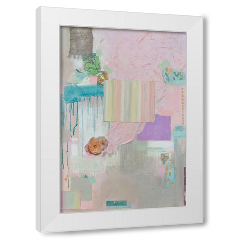 Collected Things II White Modern Wood Framed Art Print by Iafrate, Sandra