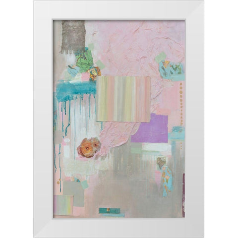 Collected Things II White Modern Wood Framed Art Print by Iafrate, Sandra