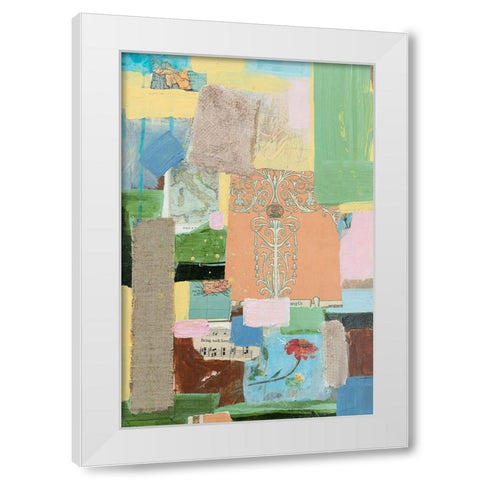 Collected Things IV White Modern Wood Framed Art Print by Iafrate, Sandra