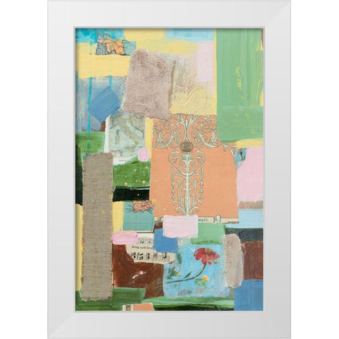Collected Things IV White Modern Wood Framed Art Print by Iafrate, Sandra