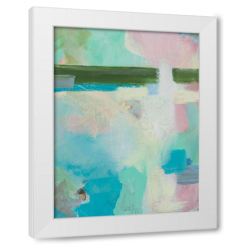 Landscape Dreams II White Modern Wood Framed Art Print by Iafrate, Sandra
