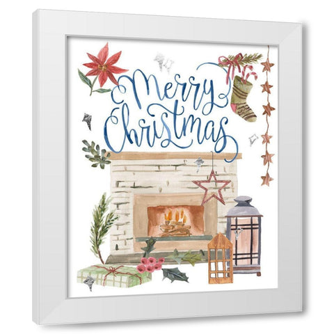 O Holy Night I White Modern Wood Framed Art Print by Wang, Melissa