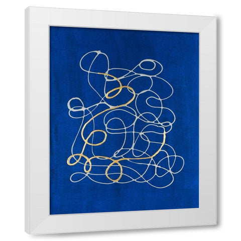 Adagio I White Modern Wood Framed Art Print by Lam, Vanna