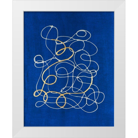 Adagio I White Modern Wood Framed Art Print by Lam, Vanna