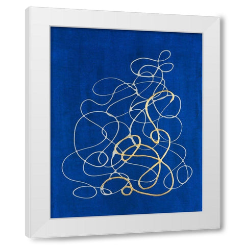 Adagio II White Modern Wood Framed Art Print by Lam, Vanna