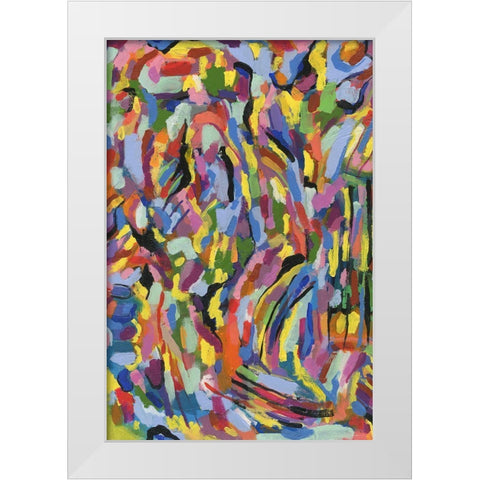 Scram I White Modern Wood Framed Art Print by Galapon, Nikki