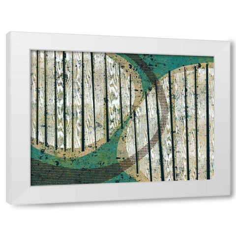 Texture Play I White Modern Wood Framed Art Print by Galapon, Nikki