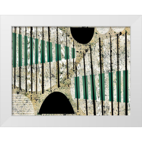 Texture Play II White Modern Wood Framed Art Print by Galapon, Nikki