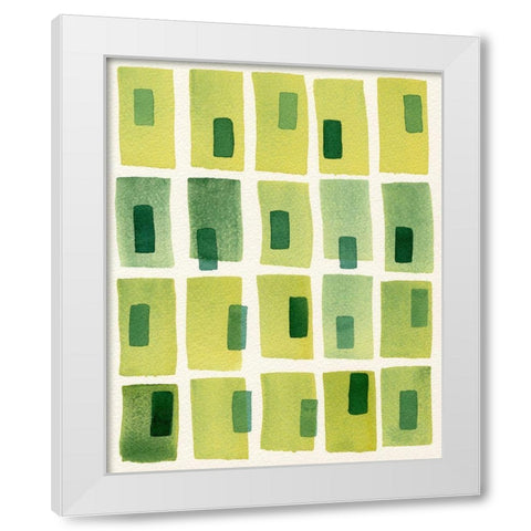 Olive Stack II White Modern Wood Framed Art Print by Galapon, Nikki
