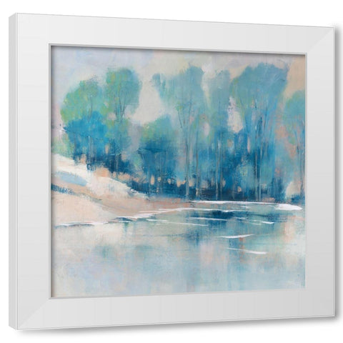 Cool Shade I White Modern Wood Framed Art Print by OToole, Tim