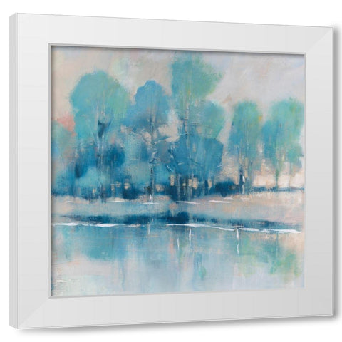 Cool Shade II White Modern Wood Framed Art Print by OToole, Tim