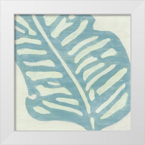 Spa Palms IV White Modern Wood Framed Art Print by Vess, June Erica