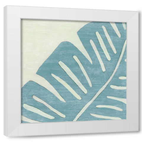 Spa Palms VI White Modern Wood Framed Art Print by Vess, June Erica