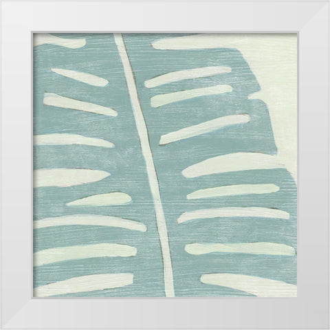 Spa Palms VIII White Modern Wood Framed Art Print by Vess, June Erica