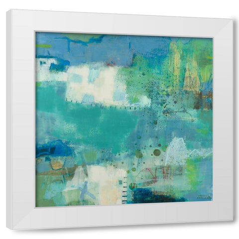 Coeval I White Modern Wood Framed Art Print by Jachimiec, Sue