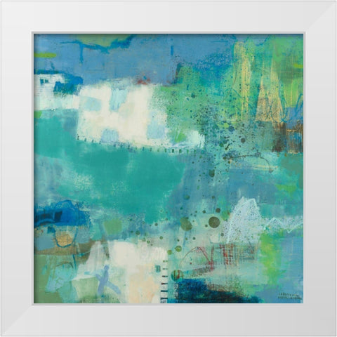 Coeval I White Modern Wood Framed Art Print by Jachimiec, Sue
