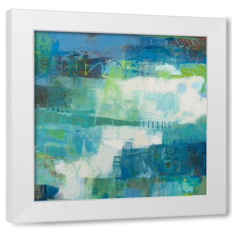 Coeval II White Modern Wood Framed Art Print by Jachimiec, Sue