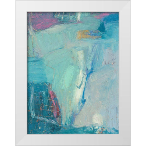 Saudar II White Modern Wood Framed Art Print by Jachimiec, Sue