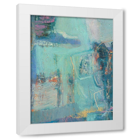 Saudar III White Modern Wood Framed Art Print by Jachimiec, Sue