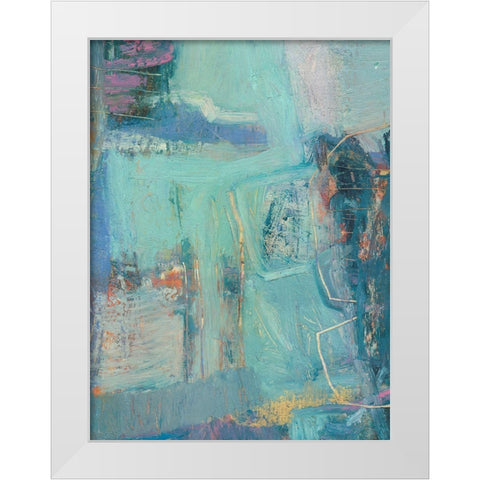 Saudar III White Modern Wood Framed Art Print by Jachimiec, Sue