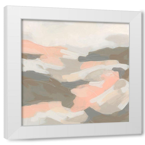 Tonal Dunes I White Modern Wood Framed Art Print by Vess, June Erica