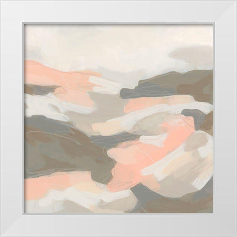 Tonal Dunes I White Modern Wood Framed Art Print by Vess, June Erica