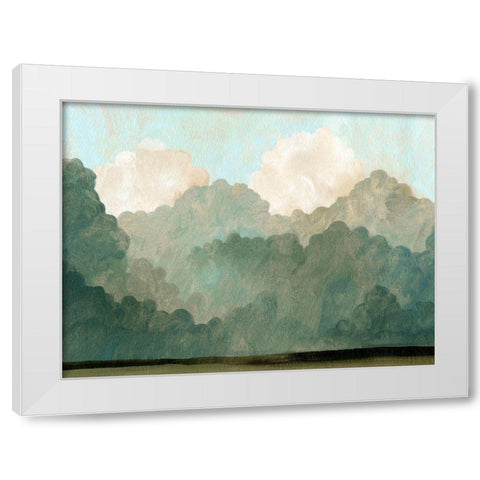 Autumn Thunderstorm II White Modern Wood Framed Art Print by Caroline, Emma