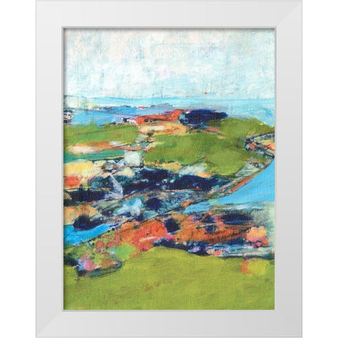 Country Road Trip II White Modern Wood Framed Art Print by Fuchs, Jodi