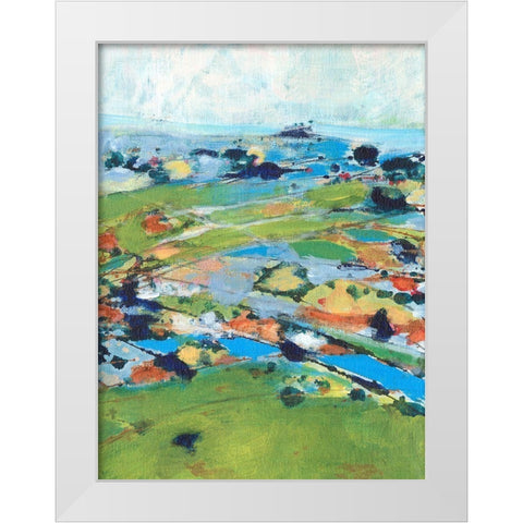 Country Road Trip IV White Modern Wood Framed Art Print by Fuchs, Jodi