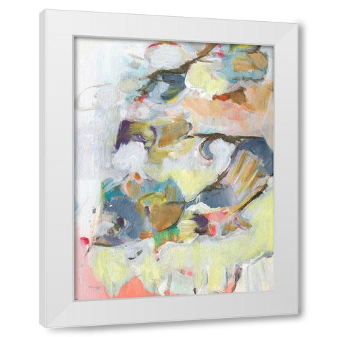 Flower Vendor I White Modern Wood Framed Art Print by Fuchs, Jodi