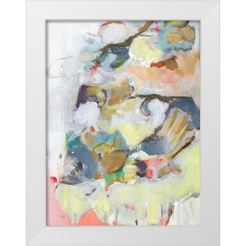 Flower Vendor I White Modern Wood Framed Art Print by Fuchs, Jodi