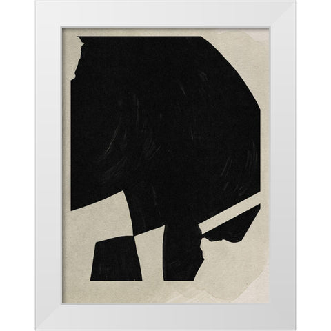 Big Graphic II White Modern Wood Framed Art Print by Green, Jacob