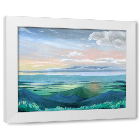 Sunset Outlook II White Modern Wood Framed Art Print by Popp, Grace