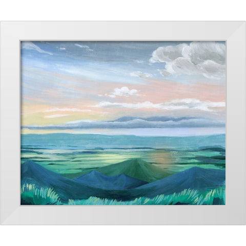 Sunset Outlook II White Modern Wood Framed Art Print by Popp, Grace