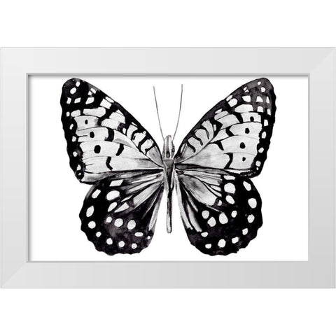 Monochrome Wings Whole I White Modern Wood Framed Art Print by Warren, Annie